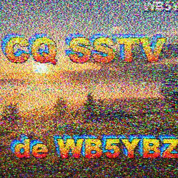 SSTV image received 2026-02-10 19:55