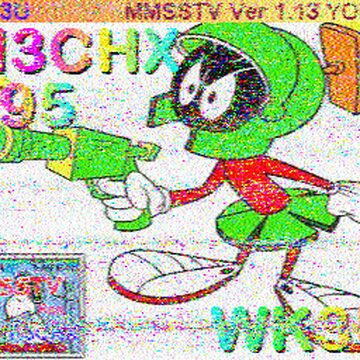 SSTV image received 2026-02-12 12:05