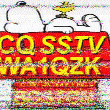 SSTV image received 2026-02-12 13:52