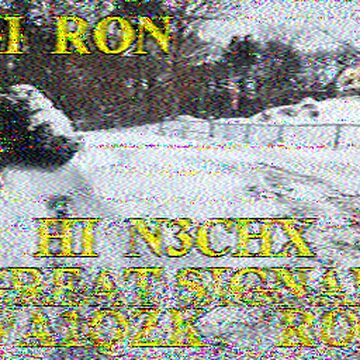 SSTV image received 2026-02-12 13:57