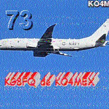 SSTV image received 2026-02-12 14:23