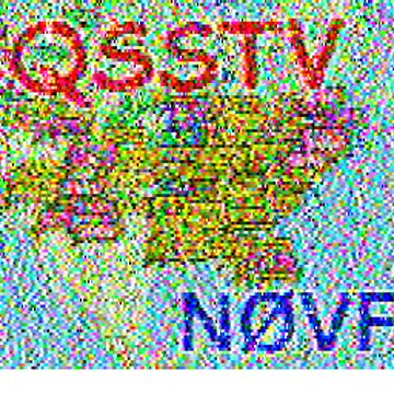 SSTV image received 2026-02-12 17:19