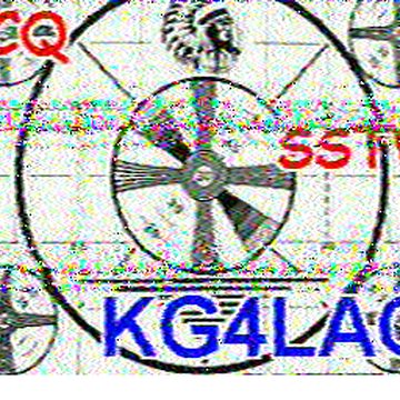 SSTV image received 2026-02-13 14:21