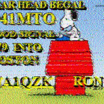 SSTV image received 2026-02-13 15:01