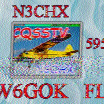 SSTV image received 2026-02-13 15:03
