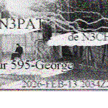 SSTV image received 2026-02-13 15:35