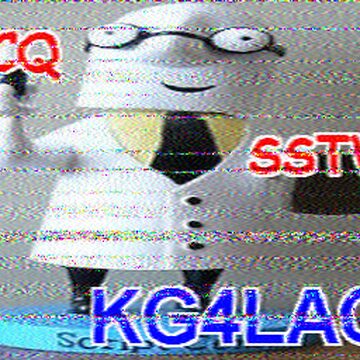 SSTV image received 2026-02-13 15:58