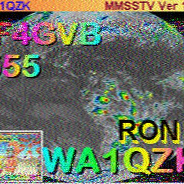SSTV image received 2026-02-14 12:45