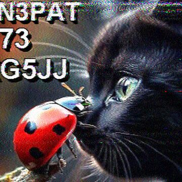 SSTV image received 2026-02-14 16:27