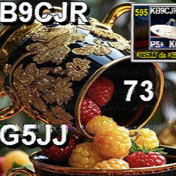 SSTV image received 2026-02-14 17:23