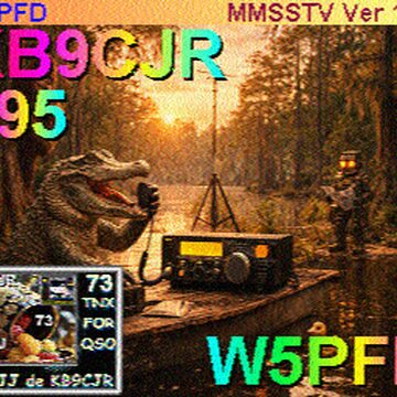SSTV image received 2026-02-14 17:28