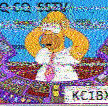 SSTV image received 2026-02-15 10:30