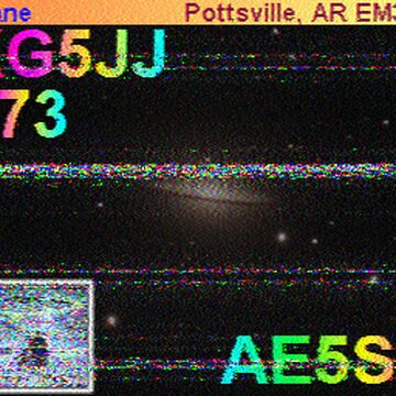 SSTV image received 2026-02-15 11:13