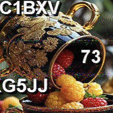 SSTV image received 2026-02-15 11:23