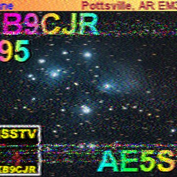 SSTV image received 2026-02-15 13:10