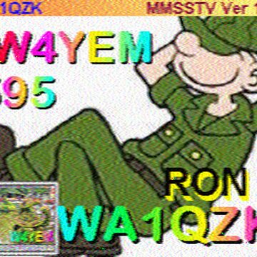 SSTV image received 2026-02-15 15:09