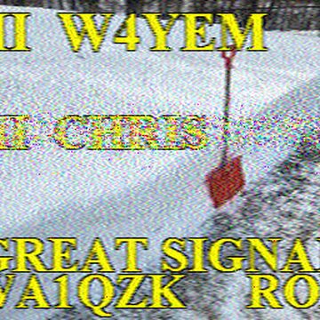SSTV image received 2026-02-15 15:16