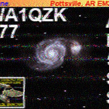 SSTV image received 2026-02-15 15:35