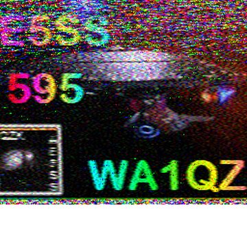 SSTV image received 2026-02-15 15:36