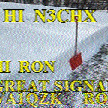 SSTV image received 2026-02-15 15:40
