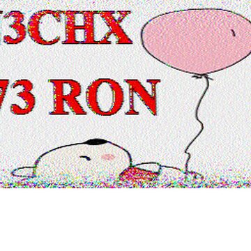 SSTV image received 2026-02-15 15:57