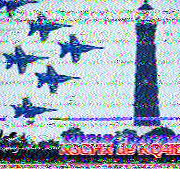 SSTV image received 2026-02-15 18:13