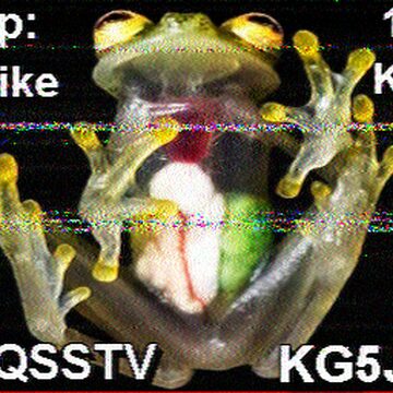 SSTV image received 2026-02-18 16:21