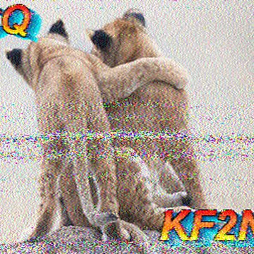 SSTV image received 2026-02-18 17:07