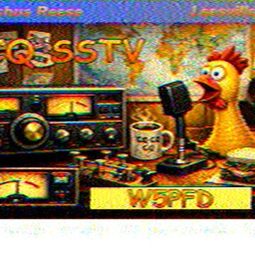 SSTV image received 2026-02-18 18:45