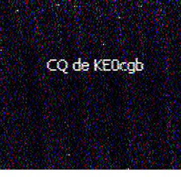 SSTV image received 2026-02-19 11:46