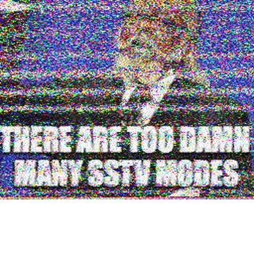 SSTV image received 2026-02-19 17:15