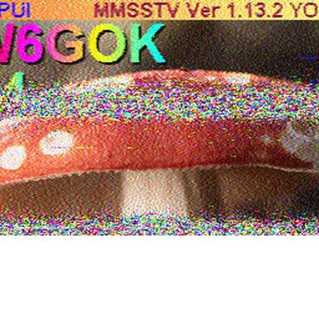 SSTV image received 2026-02-21 13:04