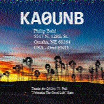 SSTV image received 2026-02-21 15:52