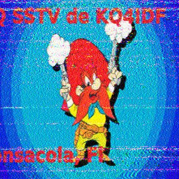 SSTV image received 2026-02-21 15:58
