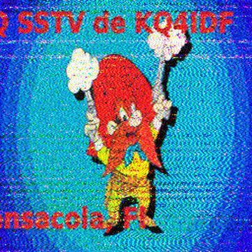 SSTV image received 2026-02-21 16:03