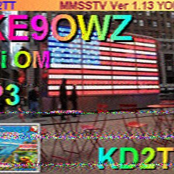 SSTV image received 2026-02-21 20:31