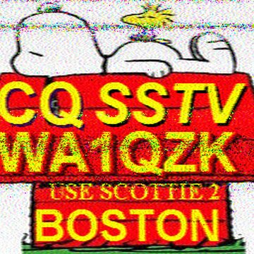 SSTV image received 2026-02-22 12:48