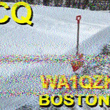 SSTV image received 2026-02-22 12:58