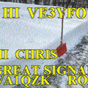 SSTV image received 2026-02-22 13:12