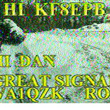 SSTV image received 2026-02-22 13:41