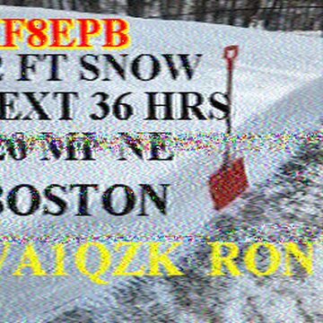 SSTV image received 2026-02-22 13:43