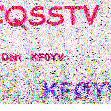 SSTV image received 2026-02-22 16:32
