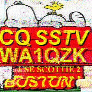 SSTV image received 2026-03-26 13:20