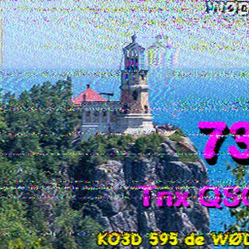 SSTV image received 2026-03-30 15:15