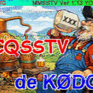 SSTV image received 2026-03-30 17:20