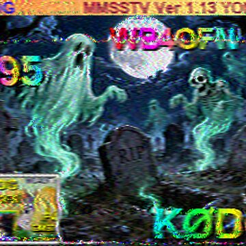 SSTV image received 2026-03-30 17:51