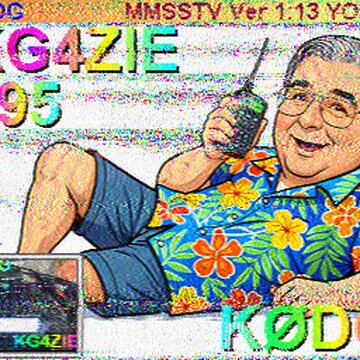 SSTV image received 2026-03-30 18:16