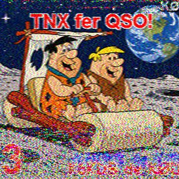SSTV image received 2026-03-30 18:48