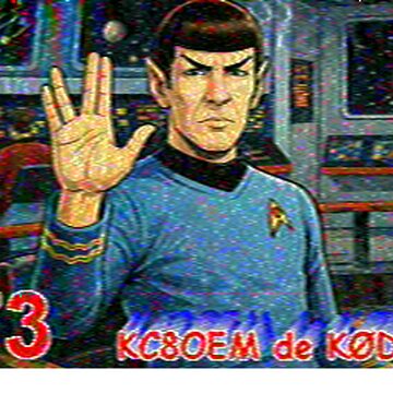 SSTV image received 2026-03-31 15:05