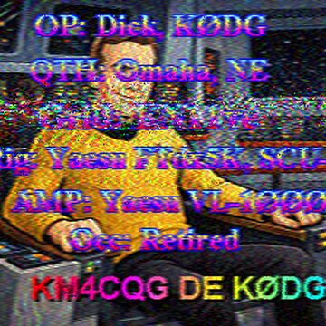 SSTV image received 2026-03-31 15:09